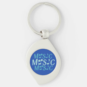 Chaveiro cadeia de chave personalizada MUSIC