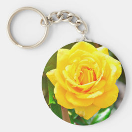 Chaveiro Cadeia de Chave Rosa Amarelo