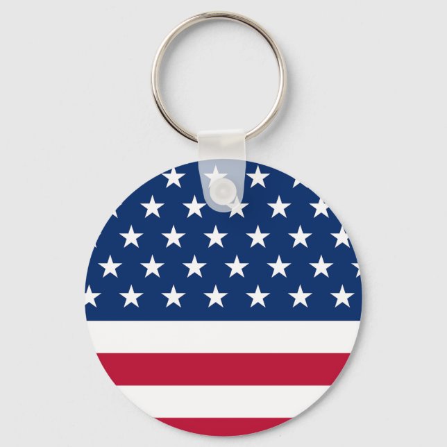 Chaveiro Cadeia de Chave Sinalizador Usa (Frente)