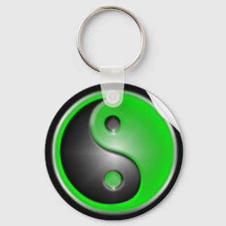 Chaveiro Cadeia de Chave Yin Yang Verde