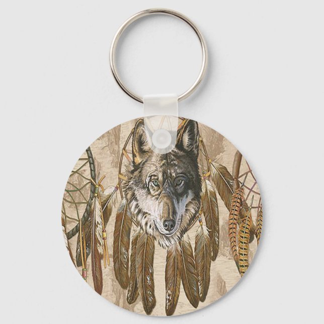 Chaveiro Cadeia de Chaves Americana Nativa (Frente)