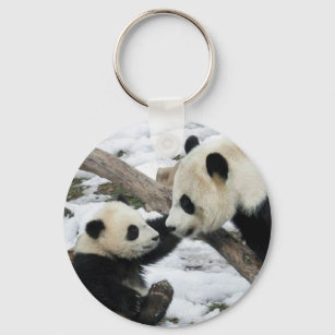 Chaveiro Cadeia de Chaves de Panda