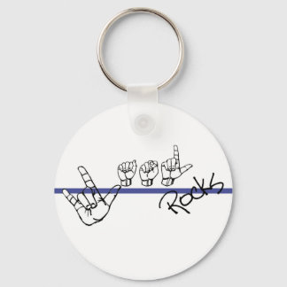 Chaveiro Cadeia de Chaves do ASL Rocks