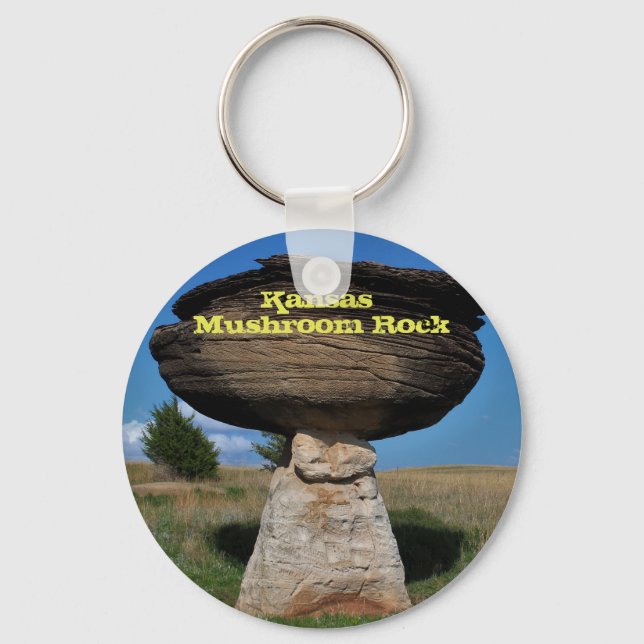 Chaveiro Cadeia de Chaves do Kansas Mushroom (Frente)