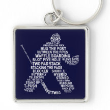 Cadeia de Chaves do Netminder de Hockey