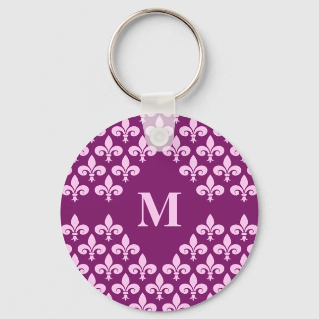 Chaveiro Cadeia de chaves Fleur-De-Lis, personalizar (Frente)