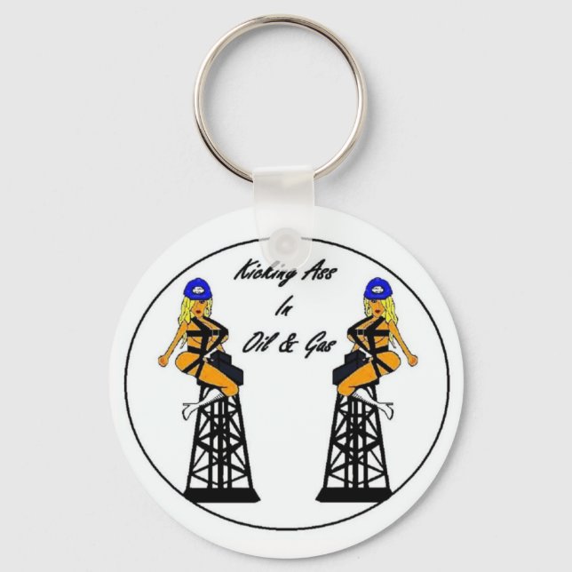 Chaveiro Cadeia de Chaves Gêmeas (Frente)