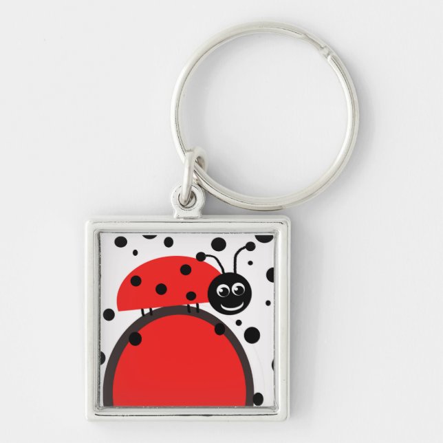 Chaveiro Cadeia de Chaves Ladybug (Frente)