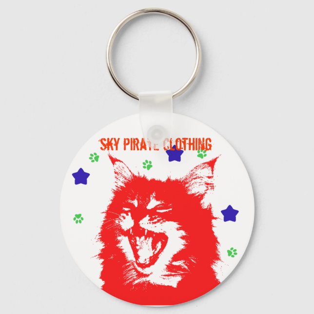 Chaveiro Cadeia de Chaves "Meow Mix" (Frente)