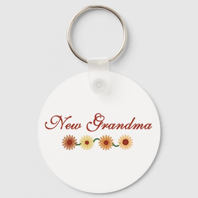 Chaveiro Cadeia de Flores Nova Avó (Frente)