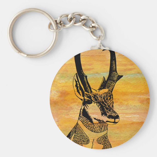 Chaveiro Cadeia de teclas Antílope (Frente)