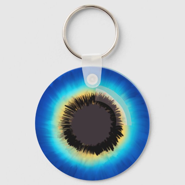 Chaveiro Cadeia de Teclas Botão do Olho Bonito (Frente)