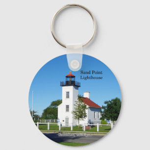 Chaveiro Cadeia de teclas do farol de ponto de areia