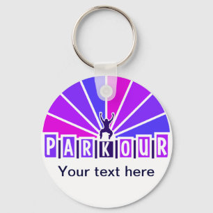 Chaveiro cadeia de teclas PARKOUR