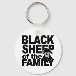 Chaveiro Cadeia de teclas SHEEP PRETO
