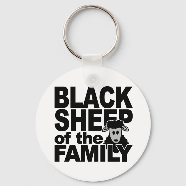 Chaveiro Cadeia de teclas SHEEP PRETO (Frente)