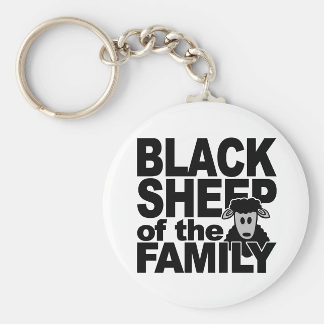 Chaveiro Cadeia de teclas SHEEP PRETO (Frente)