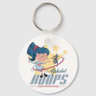 Chaveiro Cadeias-chave Alphabet Hoops