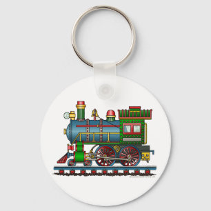 Chaveiro Cadeias-chave Choo Choo Engine de Comboio