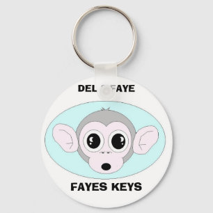 CHAVEIRO CADEIAS-CHAVE DE MACACO PERSONALIZADAS