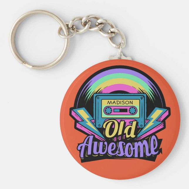 Chaveiro Cadeias-chave de nome personalizado antigo mas inc (Frente)