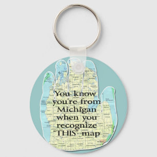 Chaveiro Cadeias-Chave do Michigan