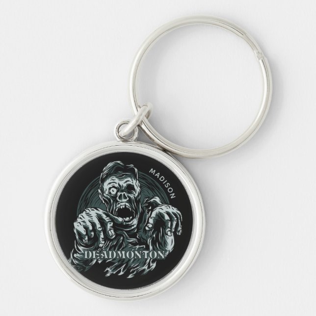 Chaveiro Cadeias de chave DEADMONTON de nome personalizado (Frente)