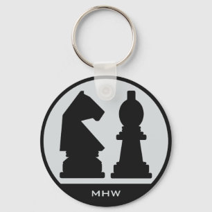Chaveiro Cadeias de macogramas personalizadas do CHESS