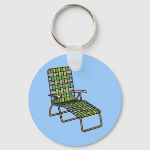Chaveiro Cadeira de Jardim Chaise Lounge