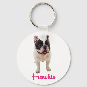 Chaveiro Cadela de Cachorro Bulldog Francês Mãe Resgate Ado