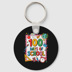 Chaveiro Caderno de 100 dias de aula 100º dia de aula profe