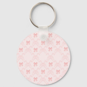 Chaveiro Caderno Estético com Laço Rosa – Fofo e Feminino
