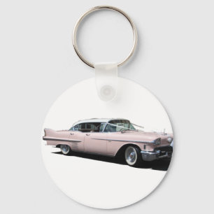 Chaveiro Cadillac cor-de-rosa
