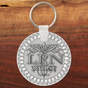Chaveiro Caduceus Nurse Rico LPN