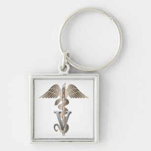 Chaveiro Caduceus veterinário