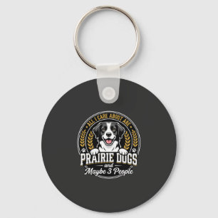 Chaveiro Cães da pradaria talvez projeto de 3 pessoas