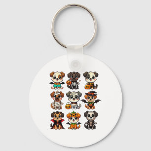 Chaveiro Cães Dias de as Bruxas engraçados Fantasmas Pumpki