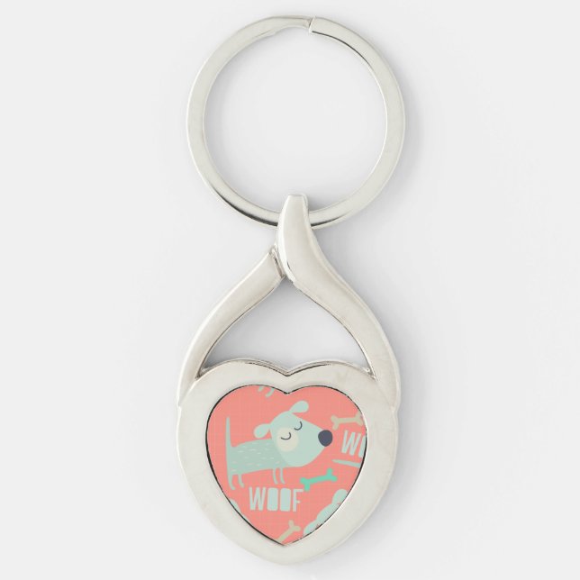 Chaveiro Cães e Ossos (Frente)