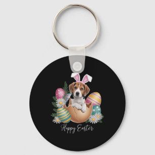 Chaveiro Cães Florais Dia de Páscoa Cachorro Beagle Filhote