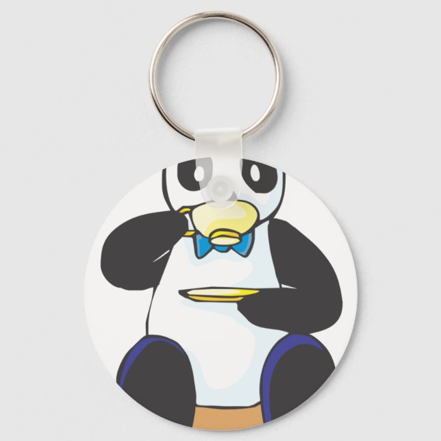 Chaveiro Café Bebendo Panda (Frente)