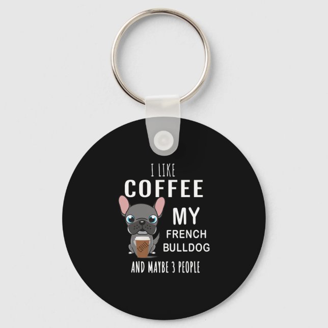 Chaveiro Café com Meu Amigo Bulldogs (Frente)