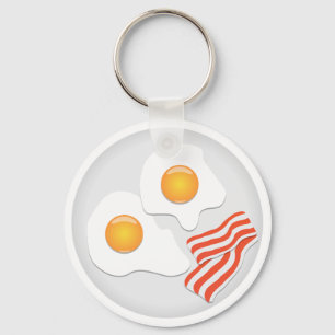 Chaveiro Café da Manhã com Ovos Fritos e Bacon