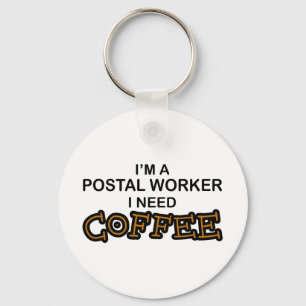 Chaveiro Café da necessidade - trabalhador postal