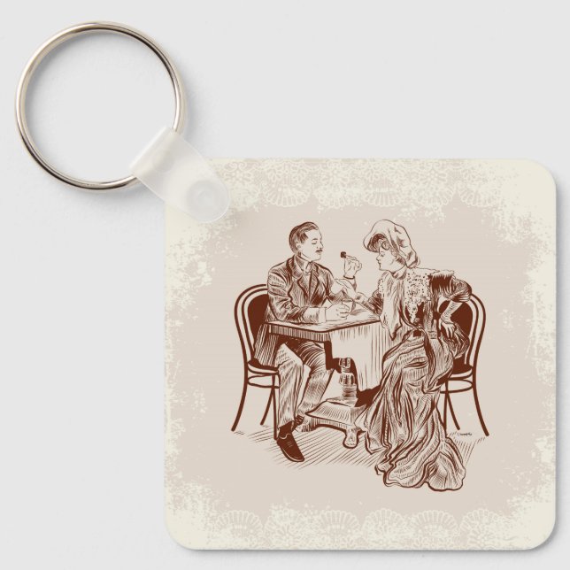 Chaveiro café e amor (Frente)