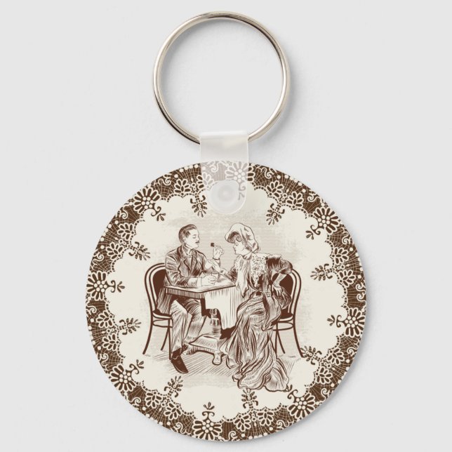 Chaveiro café e amor (Frente)