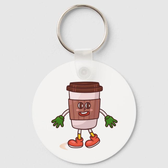 Chaveiro Café Engraçado (Frente)