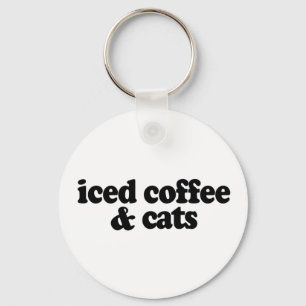 Chaveiro café gelado e gatos