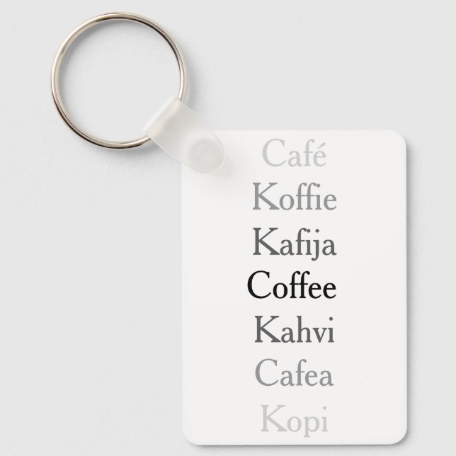 Chaveiro Café Global (Frente)