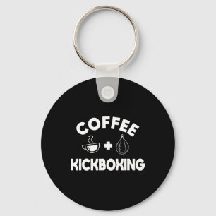 Chaveiro Café + Kickboxing Kickboxer Caratê Boxeador Lutado