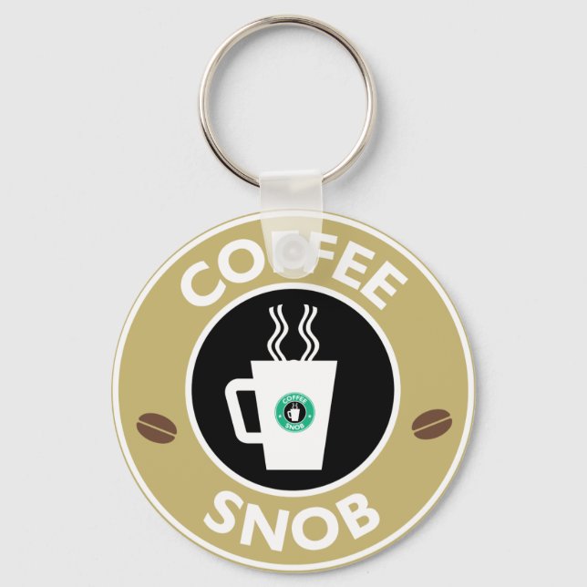Chaveiro Café Snob, Café Humor (Frente)